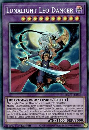 Lunalight Leo Dancer (PCR) (RA04-EN053) - Quarter Century Stampede 1st Edition