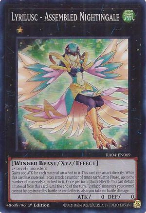 Lyrilusc - Assembled Nightingale (RA04-EN069) - Quarter Century Stampede 1st Edition