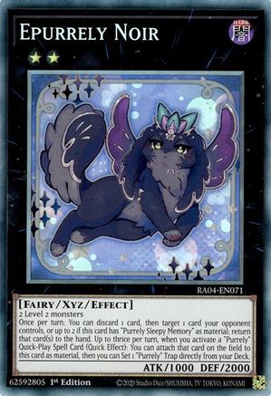 Epurrely Noir (PCR) (RA04-EN071) - Quarter Century Stampede 1st Edition