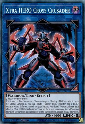 Xtra HERO Cross Crusader (PCR) (RA04-EN076) - Quarter Century Stampede 1st Edition