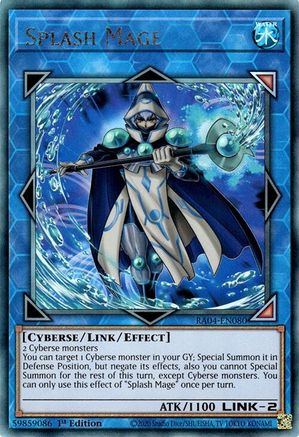 Splash Mage (PUR) (RA04-EN080) - Quarter Century Stampede 1st Edition