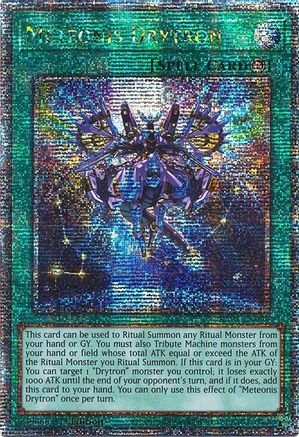 Meteonis Drytron (Quarter Century Secret Rare) (RA04-EN096) - Quarter Century Stampede 1st Edition