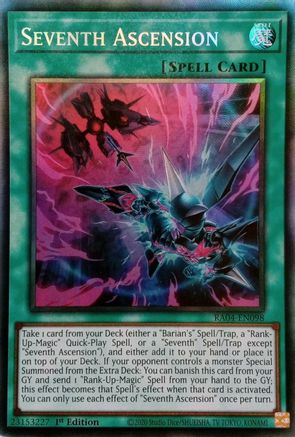 Seventh Ascension (PCR) (RA04-EN098) - Quarter Century Stampede 1st Edition
