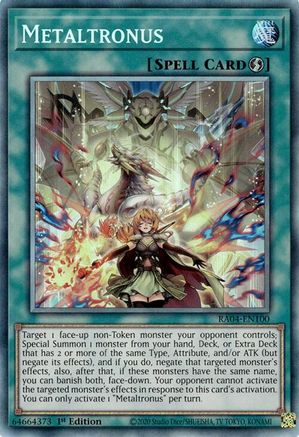 Metaltronus (PCR) (RA04-EN100) - Quarter Century Stampede 1st Edition