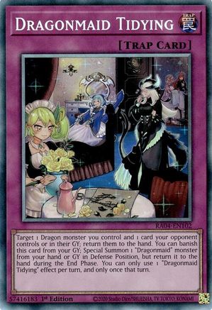 Dragonmaid Tidying (PCR) (RA04-EN102) - Quarter Century Stampede 1st Edition