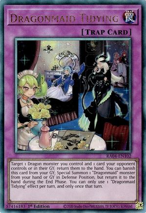 Dragonmaid Tidying (PUR) (RA04-EN102) - Quarter Century Stampede 1st Edition
