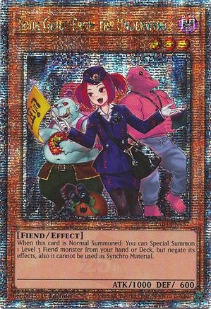 Tour Guide from the Underworld (Alternate Art) (Quarter Century Secret Rare) (RA04-EN157) - Quarter Century Stampede 1st Edition