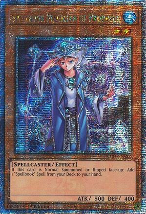 Spellbook Magician of Prophecy (Quarter Century Secret Rare) (RA04-EN183) - Quarter Century Stampede 1st Edition