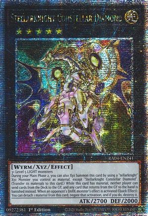 Stellarknight Constellar Diamond (Quarter Century Secret Rare) (RA04-EN241) - Quarter Century Stampede 1st Edition