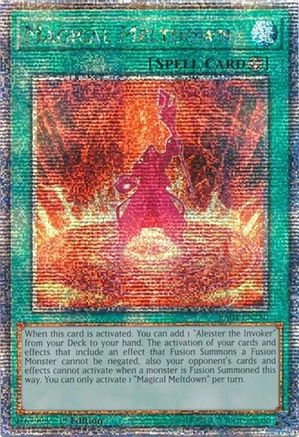Magical Meltdown (Quarter Century Secret Rare) (RA04-EN280) - Quarter Century Stampede 1st Edition