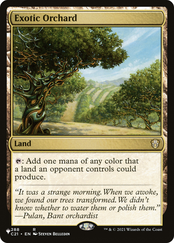 Exotic Orchard (C21) (LIST-C21-288) - The List