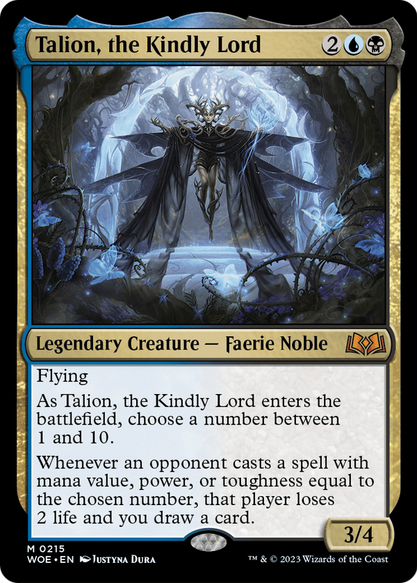 Talion, the Kindly Lord (WOE-215) - Wilds of Eldraine Foil