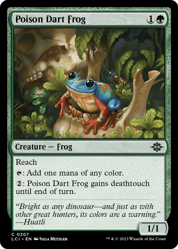 Poison Dart Frog (LCI-207) - The Lost Caverns of Ixalan Foil