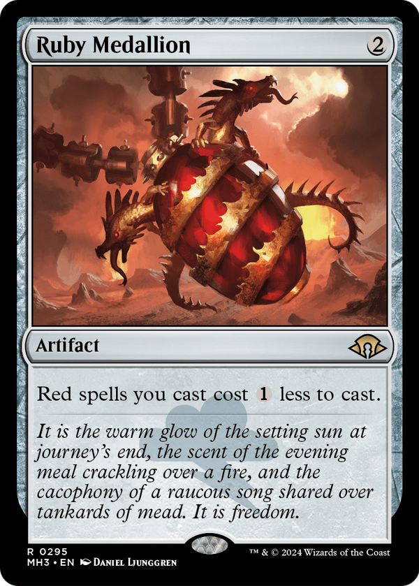 Ruby Medallion (MH3-295) - Modern Horizons 3 Foil