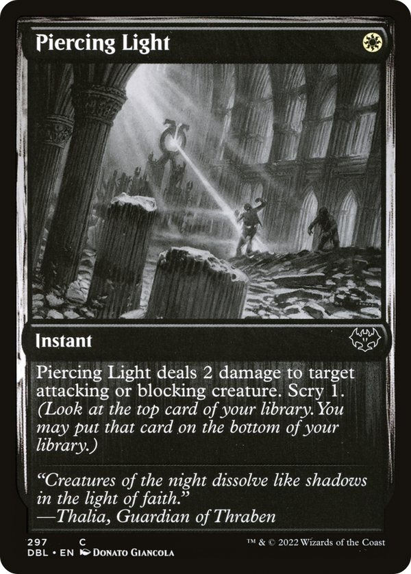 Piercing Light (DBL-297) - Innistrad: Double Feature Foil