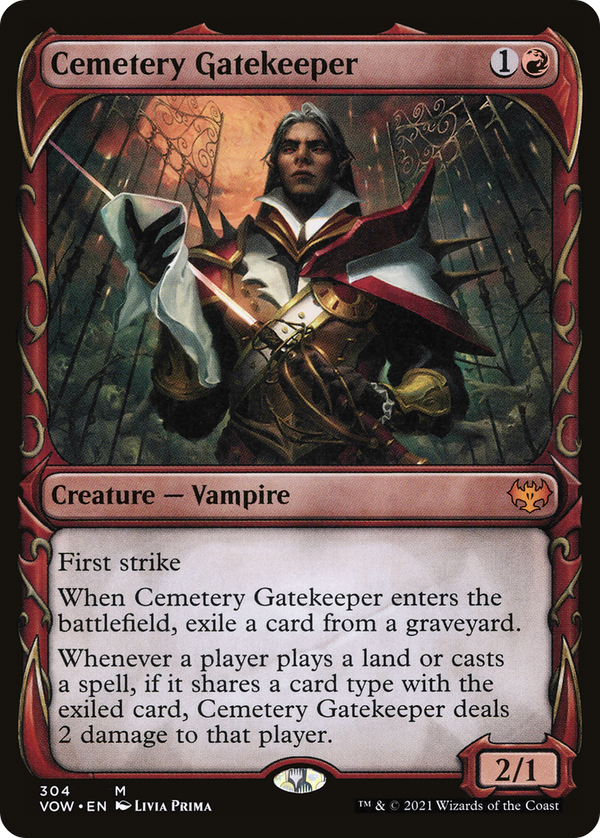 Cemetery Gatekeeper (Showcase) (VOW-304) - Innistrad: Crimson Vow: (Showcase)