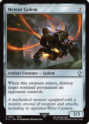 Meteor Golem (FIC-351) - Commander: FINAL FANTASY