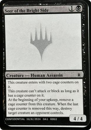 Seer of the Bright Side (-) - Un-Known Event Playtest Cards