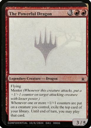 The Powerful Dragon (-) - Un-Known Event Playtest Cards