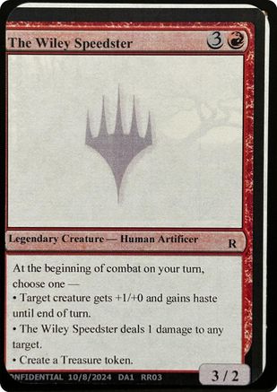 The Wiley Speedster (-) - Un-Known Event Playtest Cards