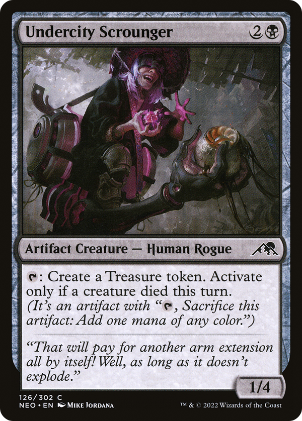 Undercity Scrounger (NEO-126) - Kamigawa: Neon Dynasty Foil