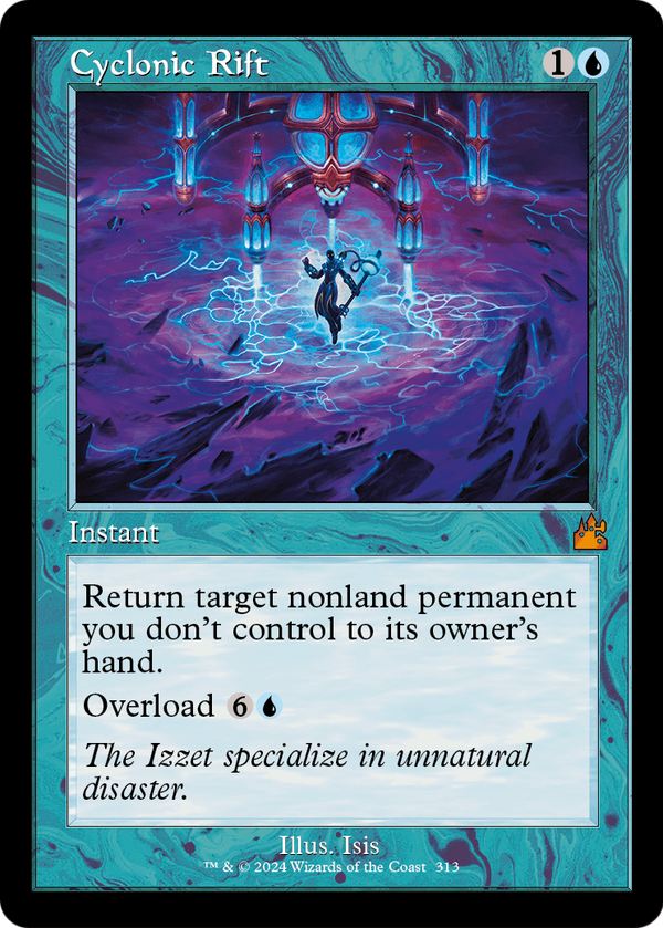 Cyclonic Rift (Retro Frame) (RVR-313) - Ravnica Remastered Foil