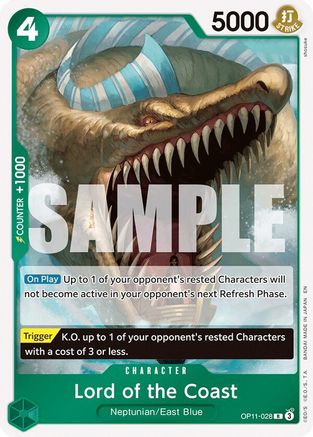 Lord of the Coast (OP11-028) - A Fist of Divine Speed Foil