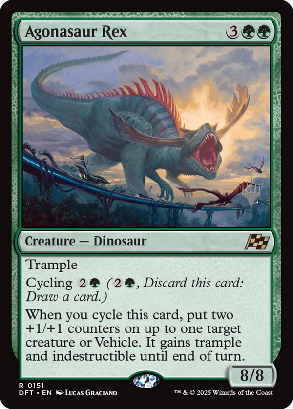 Agonasaur Rex (PPDFT-151) - Promo Pack: Aetherdrift Foil