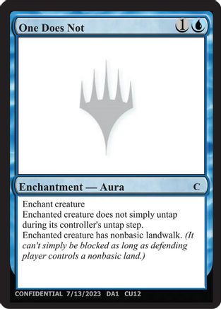 One Does Not (-) - Un-Known Event Playtest Cards