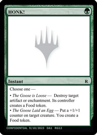 HONK! (-) - Un-Known Event Playtest Cards