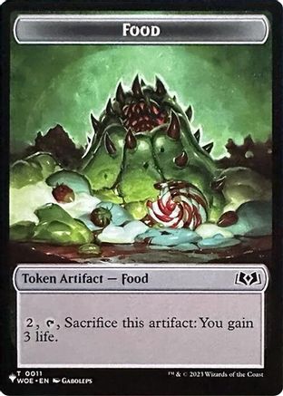 Food // Plant Double-Sided Token (LIST-11 // 8) - The List Reprints