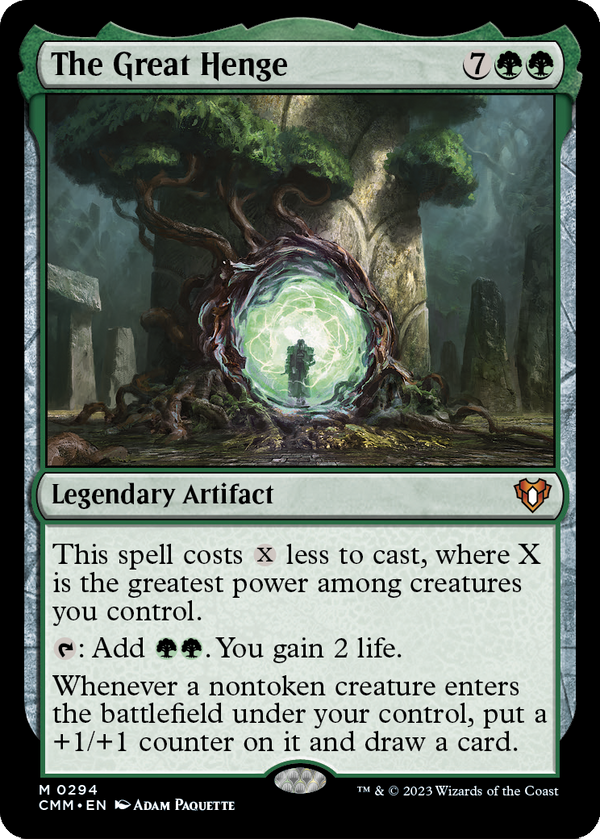 The Great Henge (CMM-294) - Commander Masters Foil