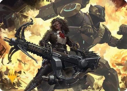 Machinist's Arsenal Art Card (Gold-Stamped Planeswalker Symbol) (AAFIN-002) - Art Series: FINAL FANTASY