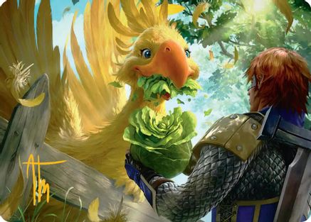 Gysahl Greens Art Card (Gold-Stamped Signature) (AAFIN-010) - Art Series: FINAL FANTASY