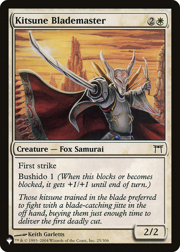 Kitsune Blademaster (LIST-CHK-25) - The List