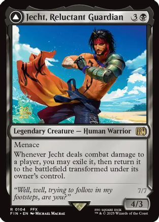 Jecht, Reluctant Guardian (PRE-104) - Prerelease Cards Foil