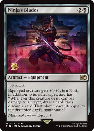 Ninja's Blades (PRE-108) - Prerelease Cards Foil