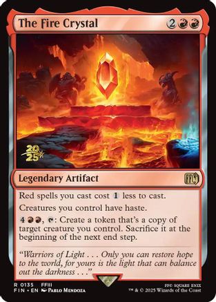 The Fire Crystal (PRE-135) - Prerelease Cards Foil