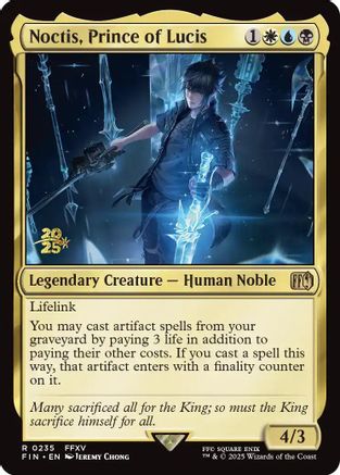 Noctis, Prince of Lucis (PRE-235) - Prerelease Cards Foil