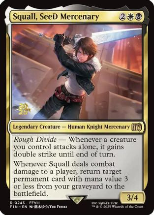 Squall, SeeD Mercenary (PRE-243) - Prerelease Cards Foil