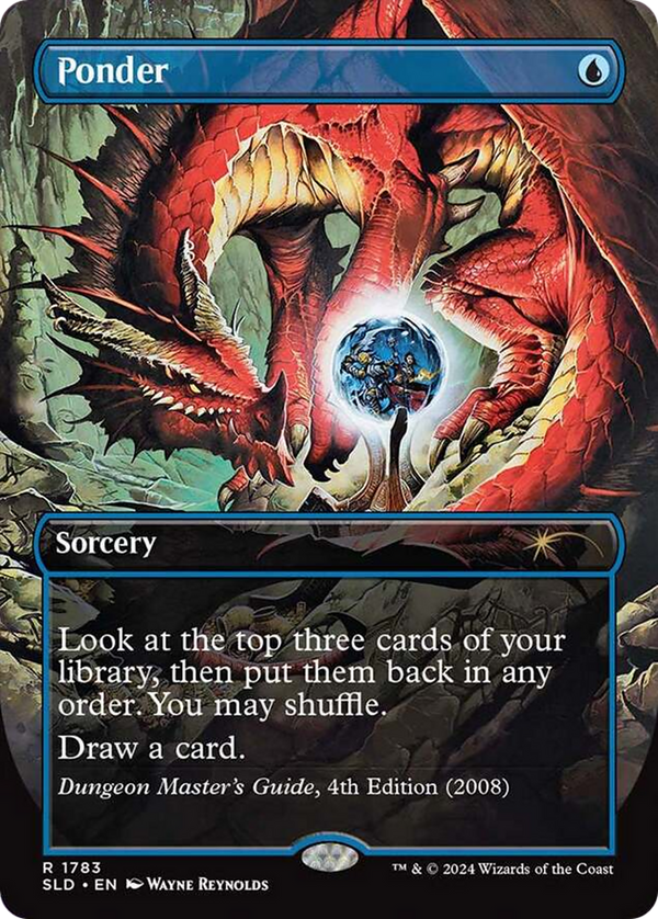 Ponder (SLD-1783) - Secret Lair Drop (Borderless)