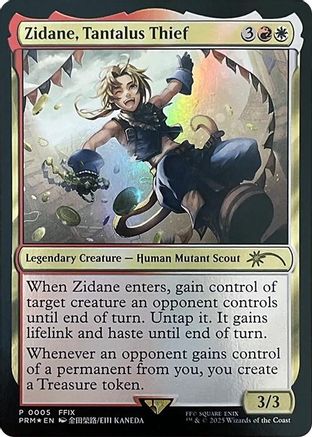 Zidane, Tantalus Thief (WPN-005) - WPN & Gateway Promos Foil
