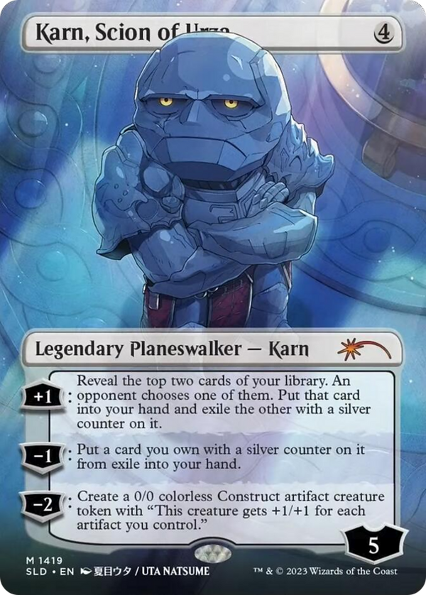 Karn, Scion of Urza (SLD-1419) - Secret Lair Drop (Borderless)