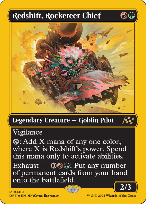 Redshift, Rocketeer Chief (First-Place Foil) (DFT-489) - Aetherdrift Foil