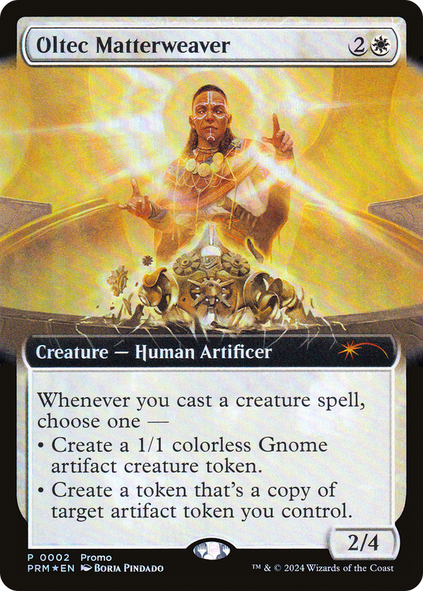 Oltec Matterweaver (Extended Art) (LARP-002) - Wizards Play Network 2024: (Extended Art) Foil