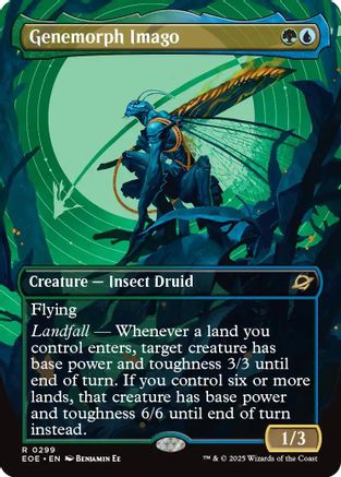 Genemorph Imago (Borderless) (EOE-299) - Edge of Eternities Foil