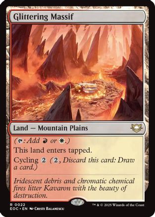 Glittering Massif (EOC-022) - Commander: Edge of Eternities