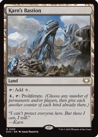 Karn's Bastion (EOC-163) - Commander: Edge of Eternities
