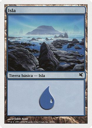 Island (Spanish) - "Isla" (E45) (PSAL-E45) - Magic Encyclopedia 2005 (Salvat/Hachette)