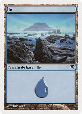 Island (French) - "Ile" (H57) (PSAL-H57) - Magic Encyclopedia 2005 (Salvat/Hachette)